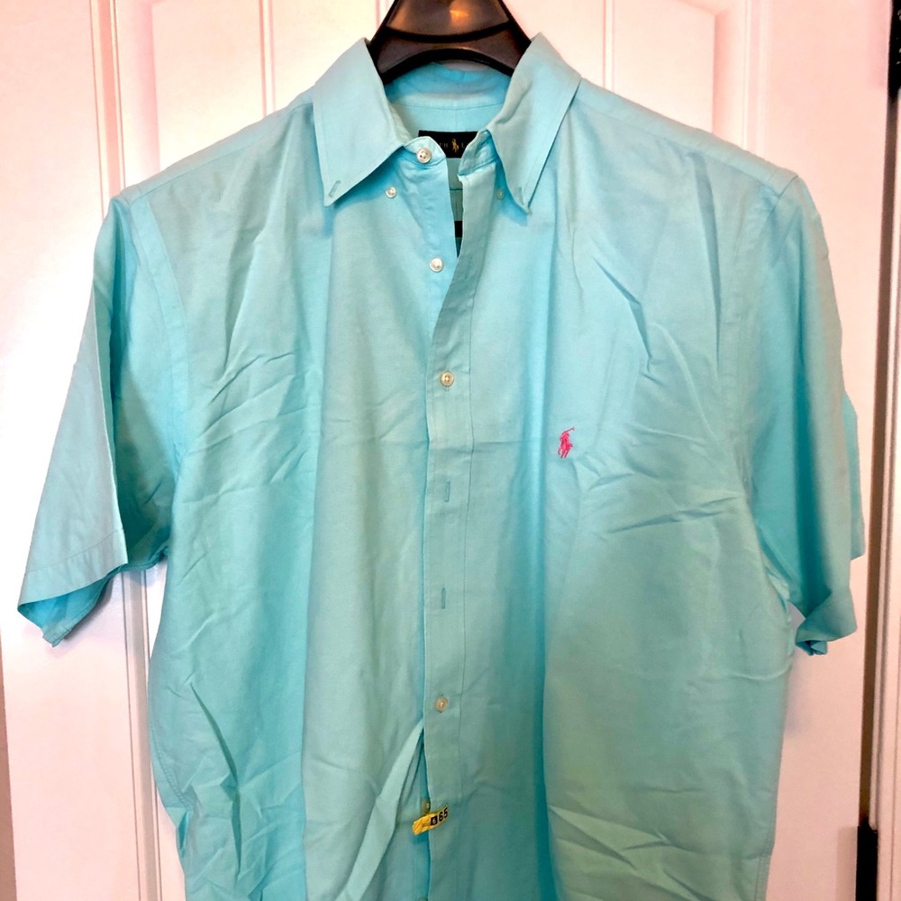 Ralph Lauren robins egg blue sport shirt